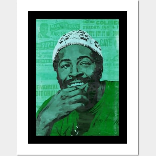 Marvin gaye t-shirt Posters and Art